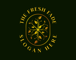 Luxury Leaf Garden logo design