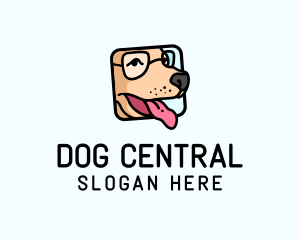 Dog Glasses Frame logo design