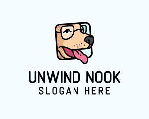 Dog Glasses Frame logo design