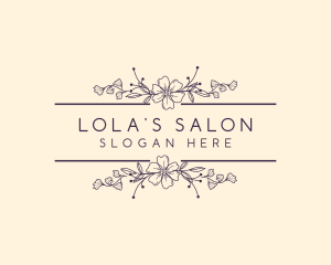 Flower Beauty Salon logo design