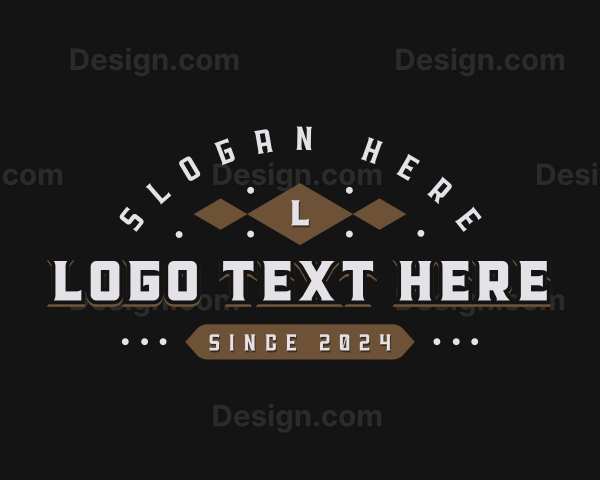 Retro Brand Business Logo