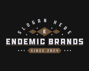 Retro Brand Business logo design