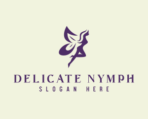 Violet Magical Nymph logo design