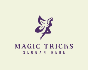 Violet Magical Nymph logo design