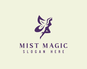 Violet Magical Nymph logo design