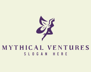 Violet Magical Nymph logo design