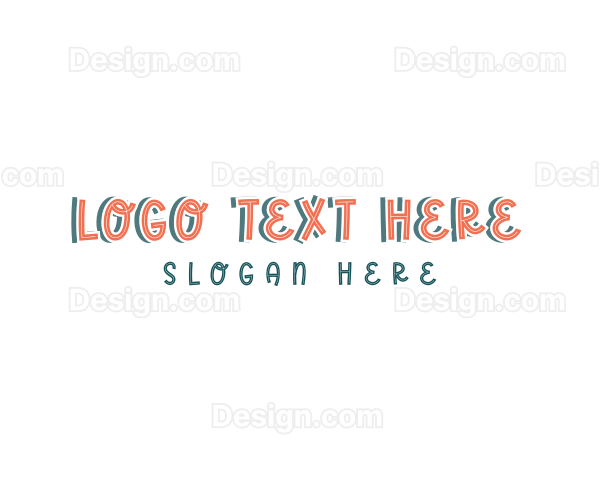 Cute Fun Wordmark Logo