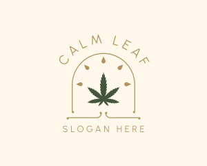 Weed Leaf Extract logo design