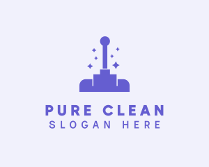 Violet Vacuum Cleaning logo design