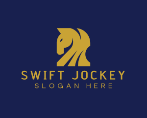 Stallion Horse Animal logo
