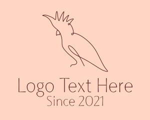 Minimalist Cockatoo Aviary  logo