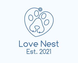 Lovely Pet Veterinary  logo design