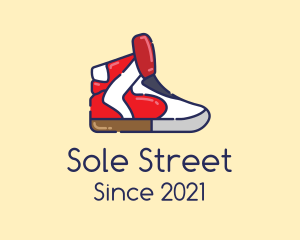 Basketball Shoe Sneaker logo design