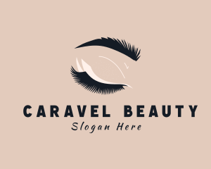 Feminine Beauty Eyelash logo design