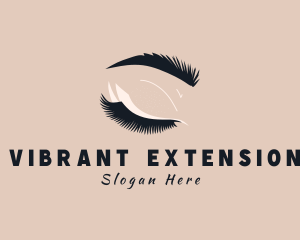 Feminine Beauty Eyelash logo design