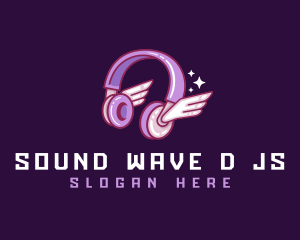 Headphone Music DJ logo design