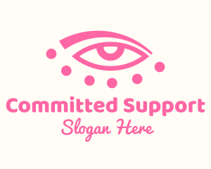 Pink Eye Beauty logo design