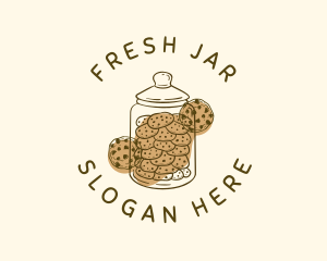 Chocolate Chip Cookie Jar logo design