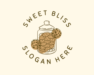 Chocolate Chip Cookie Jar logo design