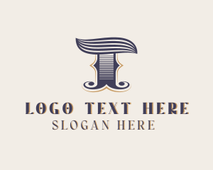 Vintage - Vintage Brand Boutique Letter T logo design