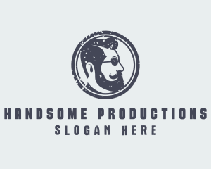 Hipster Cool Gentleman logo