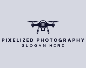 Surveillance Rotorcraft Drone  logo design