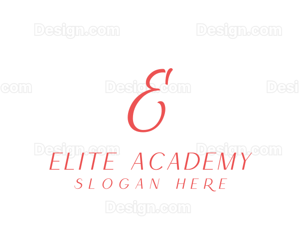 Elegant Cursive Spa Logo