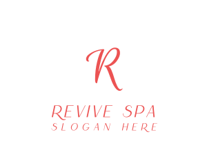 Elegant Cursive Spa logo design