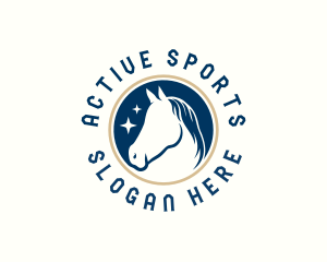 Equine Mare Horse  logo