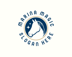 Equine Mare Horse  logo design