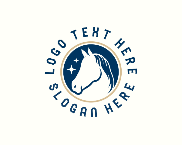Horse logo example 4