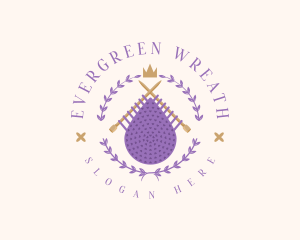 Wreath Knitting Needle logo