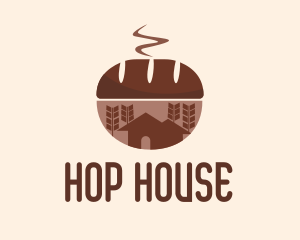 Wheat Bread House  logo design