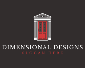 House Door Interior Design  logo design