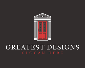 House Door Interior Design  logo design