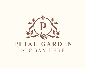 Floral Boutique Ornament logo design