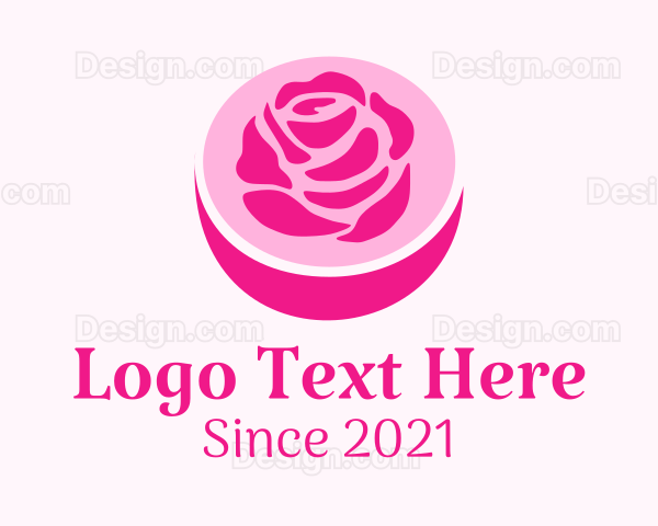 Rose Flower Pot Logo