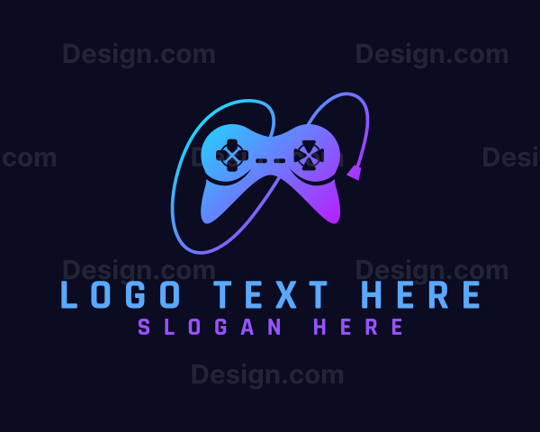 Gaming Console Controller Gadget Logo