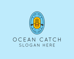 Ocean Rescue Lifeboat logo design