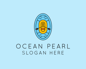 Ocean Rescue Lifeboat logo design