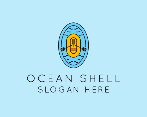 Ocean Rescue Lifeboat logo design