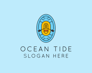 Ocean Rescue Lifeboat logo design