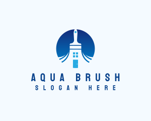 Paint Brush Renovation logo design