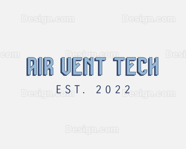 Modern Tech Wordmark Logo