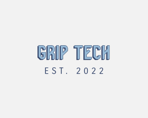 Modern Tech Wordmark logo design