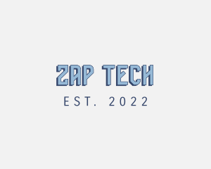 Modern Tech Wordmark logo design