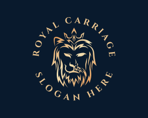 Royal Lion Crown logo design