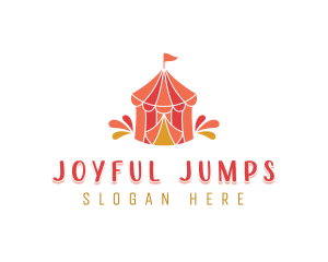 Funfair Amusement Tent logo design