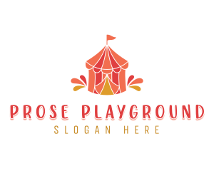 Funfair Amusement Tent logo design