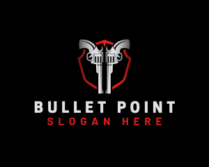 Gun Shield Weapon logo